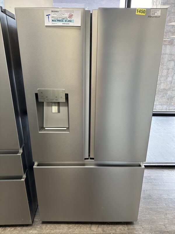 Hisense 25.4-cu ft French Door Refrigerator with Dual Ice Maker (Fingerprint Resistant Stainless Steel) ENERGY STAR