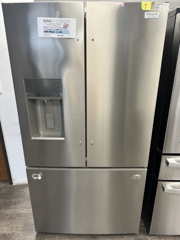 Frigidaire-Gallery 27.8 cu. ft. French Door Refrigerator in Smudge-Proof Stainless Steel