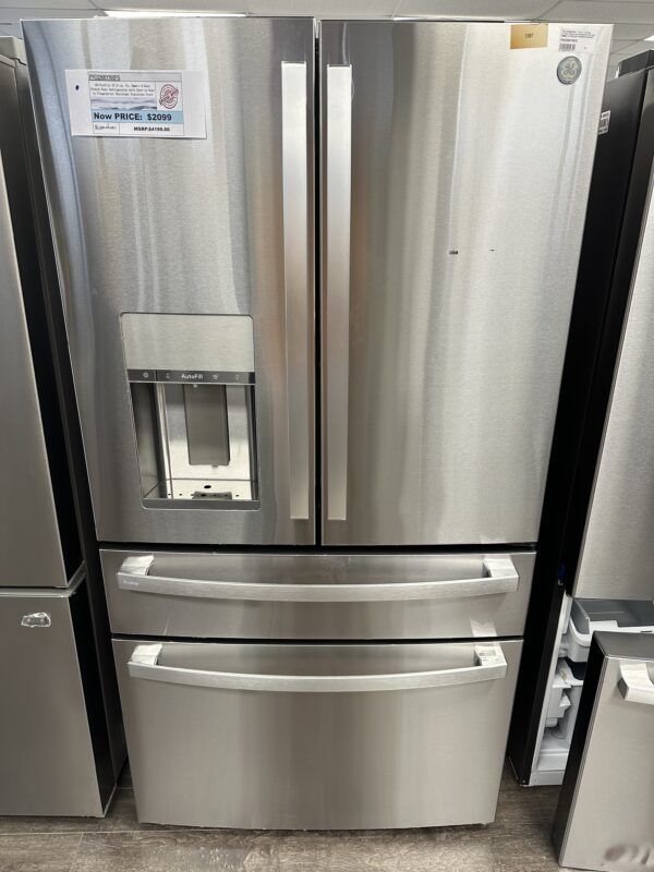 GE-Profile 27.9 cu. ft. Smart 4-Door French Door Refrigerator with Door-in-Door in Fingerprint Resistant Stainless Steel