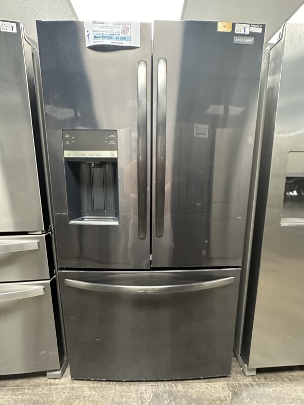 Frigidaire-27.8 Cu. Ft. French Door Refrigerator in Black Stainless Steel